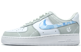 Nike: Серые кроссовки  Air Force 1