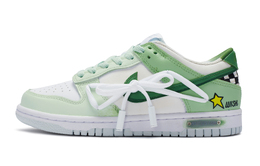 Nike: Зелёные кроссовки  Dunk