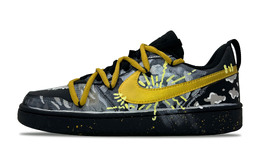 Nike: Чёрные кроссовки  Court