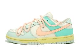 Nike: Зелёные кроссовки  Dunk