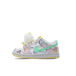 Nike: Розовые кроссовки  Dunk