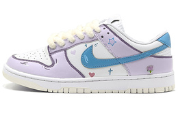 Nike: Фиолетовые кроссовки  Dunk