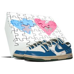Nike: Белые кроссовки  Dunk