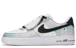 Nike: Зелёные кроссовки  Air Force 1