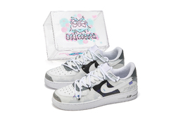 Nike: Серые кроссовки  Air Force 1