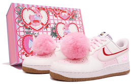 Nike: Розовые кроссовки  Air Force 1