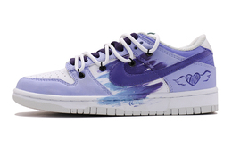 Nike: Фиолетовые кроссовки  Dunk