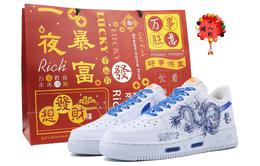 Nike: Голубые кроссовки  Air Force 1