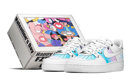 Nike: Розовые кроссовки  Air Force 1