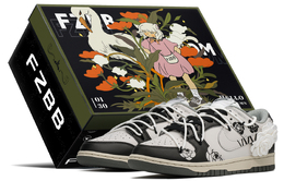 Nike: Чёрные кроссовки  Dunk