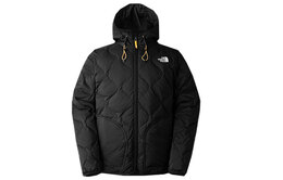 The North Face: Чёрный пуховик 