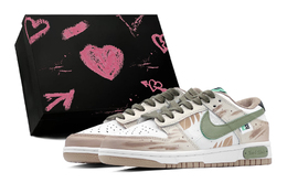 Nike: Белые кроссовки  Dunk