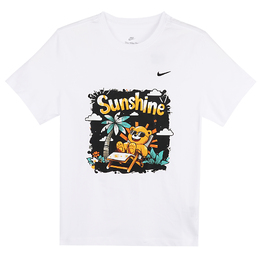 Nike: Белая футболка 