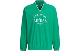 Adidas: Зелёная толстовка 