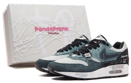 Nike: Голубые кроссовки  Air Max 1