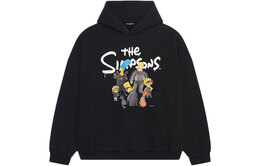 Balenciaga: Чёрная толстовка  The Simpsons