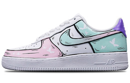Nike: Зелёные кроссовки  Air Force 1