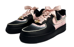 Nike: Розовые кроссовки  Air Force 1