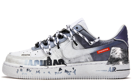 Nike: Голубые кроссовки  Air Force 1