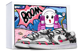 Nike: Серые кроссовки  Dunk