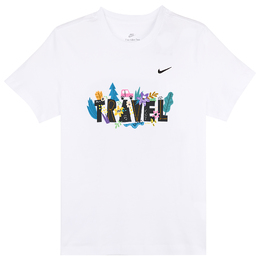 Nike: Белая футболка 