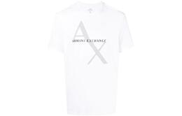 Armani Exchange: Белая футболка 