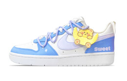 Nike: Фиолетовые кроссовки  Court