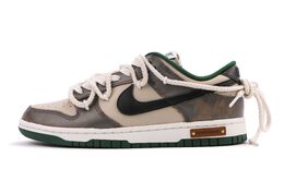 Nike: Коричневые кроссовки  Dunk