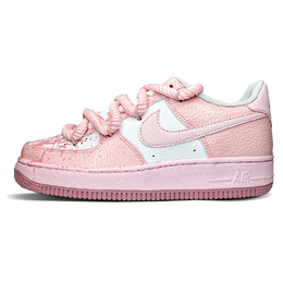 Nike: Розовые кроссовки  Air Force 1