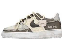 Nike: Коричневые кроссовки  Air Force 1