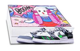 Nike: Белые кроссовки  Dunk