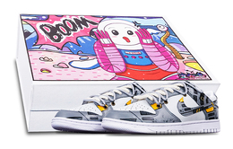 Nike: Белые кроссовки  Dunk