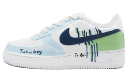 Nike: Голубые кроссовки  Air Force 1