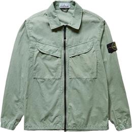 Stone Island: Зелёная куртка 