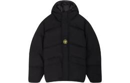 Stone Island: Чёрный пуховик  Naslan