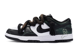 Nike: Чёрные кроссовки  Dunk