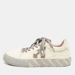 Off-White: Бежевые кроссовки  Vulcanized