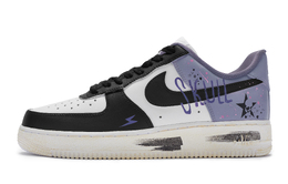 Nike: Фиолетовые кроссовки  Air Force 1