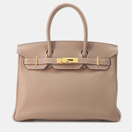 Hermes: Коричневая сумка  Birkin