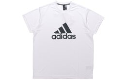 Adidas: Белая футболка 