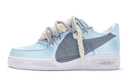 Nike: Синие кроссовки  Air Force 1