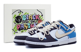Nike: Чёрные кроссовки  Dunk