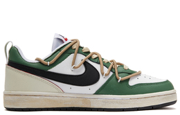 Nike: Зелёные кроссовки  Court