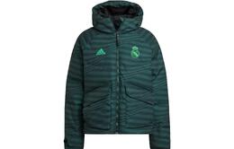 Adidas: Зелёный пуховик  Madrid