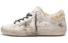 Golden Goose: Бежевые кроссовки  Super Star