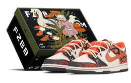 Nike: Белые кроссовки  Dunk