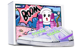 Nike: Белые кроссовки  Dunk