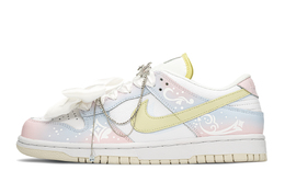 Nike: Жёлтые кроссовки  Dunk