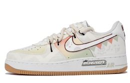 Nike: Зелёные кроссовки  Air Force 1