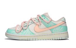 Nike: Зелёные кроссовки  Dunk